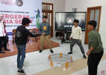 Roundnet, olahraga simpel yang berkembang pada masa pandemi