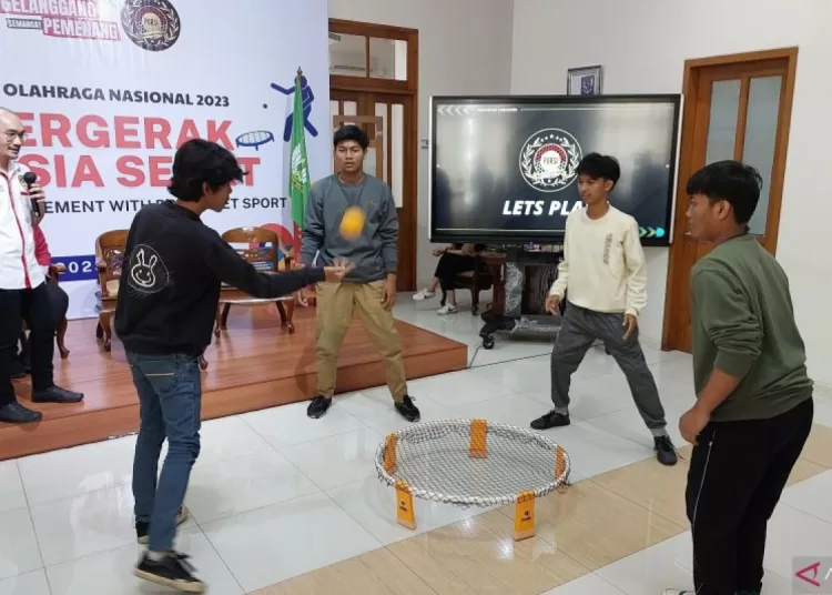 Roundnet, olahraga simpel yang berkembang pada masa pandemi
