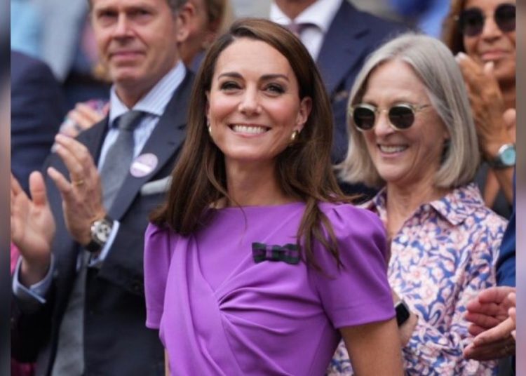 Kate Middleton hadir di Wimbledon dengan gaun ungu
