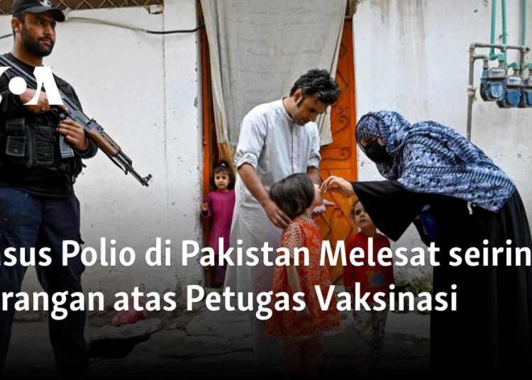 Kasus Polio di Pakistan Melesat seiring Serangan terhadap Petugas Vaksinasi