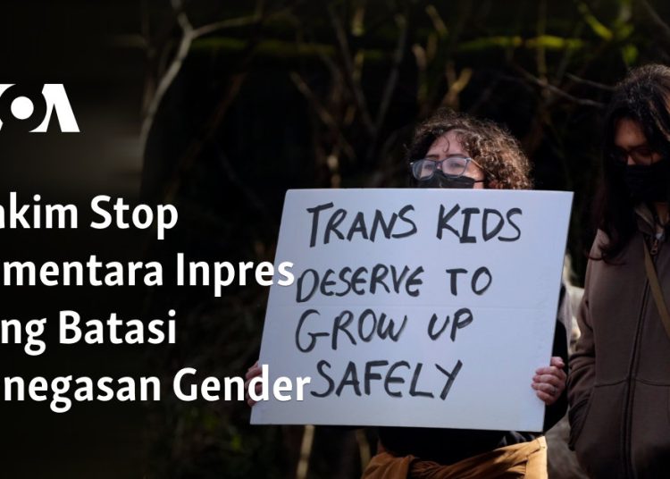 Hakim Stop Sementara Inpres yang Batasi Penegasan Gender 