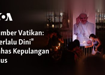 “Terlalu Dini” Bahas Kepulangan Paus