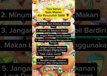 Tips Sehat Makan Ala Rasulullah SAW 🌹 #tipssehatmakan